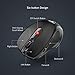 Habor [Upgraded Version Wireless Mouse, 2.4G Wireless Mice Optical PC Laptop Computer with USB Nano Receiver, 6 Buttons, 5 Adjustable Levels, 2400 DPI Compatible for Windows Mac MacBook Linux, Black
