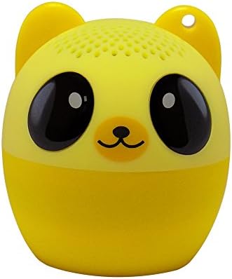 Ikisire Mini Bluetooth Wireless Speaker Animal – Pet Speaker Remote Selfie, Rich Loud Sound Built-in Mic - Upbeat Bear