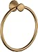 Delta Lahara (1-Pack) Hand Towel Holder Champagne Bronze Towel Racks for Bathroom Wall Round Towel Ring Holder for Bath Towel Hanger for Kitchen, Bathroom Accessories 73846-CZ