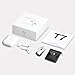 Bluetooth Earbuds Wireless Headphones Stereo In-Ear Earpieces Earphones With Noise Canceling Microphone Built-in Mic Headset for iPhone and Androids (White)