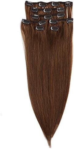 21 Colors Straight Remy 100% Human Hair Extensions70g 15inch ,18inch ,20inch ,22inch ,Beauty Salon Women's Accessories---Only sold by Star_hair (20inch-50cm 70g, #6 chestnut brown)