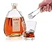 Servino Select Whiskey Stones + Chilling Stick Will Cool Your Drinks in 90 Seconds or Less! Reusable Stainless Steel Ice Cubes Will Never Leak, Melt, or Leave Rock Dust in Your Drinks! No Metal Taste