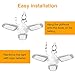 Onforu 100W LED Garage Light, 11000LM Deformable Tribrite LED Garage Ceiling Lights, 5000K Daylight White Triple Glow Working Light with Plug, LED Shop Light for Garage, Warehouse, Basement