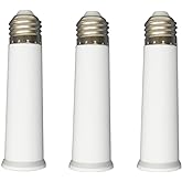 E26 Socket Extender, E26 Standard Medium Base, 4.72 inch Extension Socket Adapter, Light Bulb Socket Extension, Lamp Holder Adapter（3 Pack）