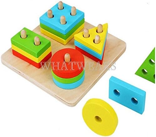 Educational Wooden Geometric Sorting Board Blocks Montessori Kids Baby Educational Toys Building Blocks Spielfigur Spiel