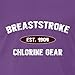 Spreadshirt Swimming Breaststroke Men's Premium T-Shirt, 5XL, Purple