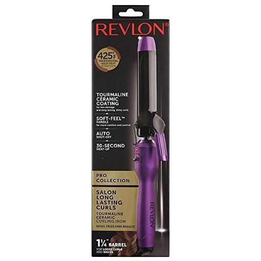 Revlon Salon Long Lasting Loose Curls Curling Iron, 1-1/4" - Image 7