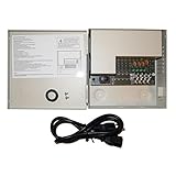 EVERTECH 4 Channel 3 Ampere PTC FUSE CCTV DVR Security Camera Metal Power Supply Box