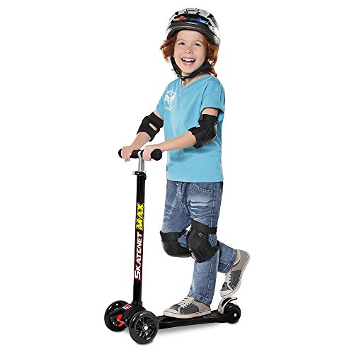 Patinete Skatenet Max 3 Rodas com Regulagem de Altura Preto 341 - Bandeirante