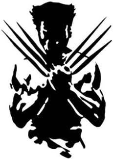 Wolverine -X-men- Wall Decal- Black (25" X 18")
