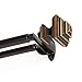 Kenney Stacey Room Darkening Double Curtain Rod, 36-66