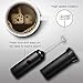 Womice Milk Frother, Double Whisk Head Electric Foam Maker - 304 Stainless Steel - Handheld Battery Operated Whisk Drink Mixer - Perfect For Latte, Coffee, Cappuccino - Includes Stand.