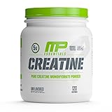 MP Essentials Micronized Creatine, Ultra-Pure 100% Creatine Monohydrate Powder, Muscle-Building, Protein Creatine Powder, Creatine Monohydrate Powder, 600 g, 120 Servings