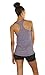 icyzone Workout Tank Tops for Women - Racerback Athletic Yoga Tops, Running Exercise Gym Shirts(Pack of 3)(XL, Charcoal/Lavender/Peach)