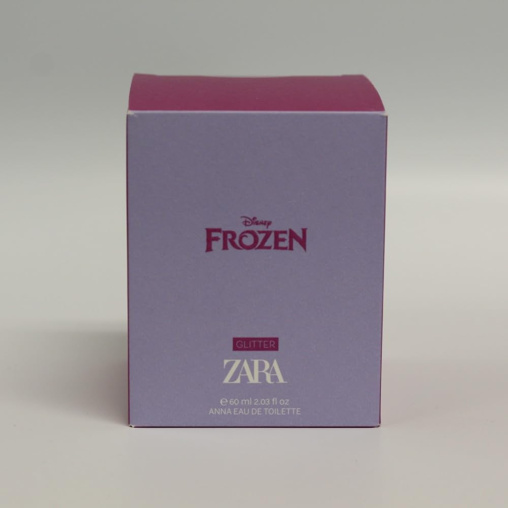 Zara Anna Frozen Glitter Kids Perfume Eau de Toilette Sparkling Fruity Fragrance 60ml (2.03 fl oz)