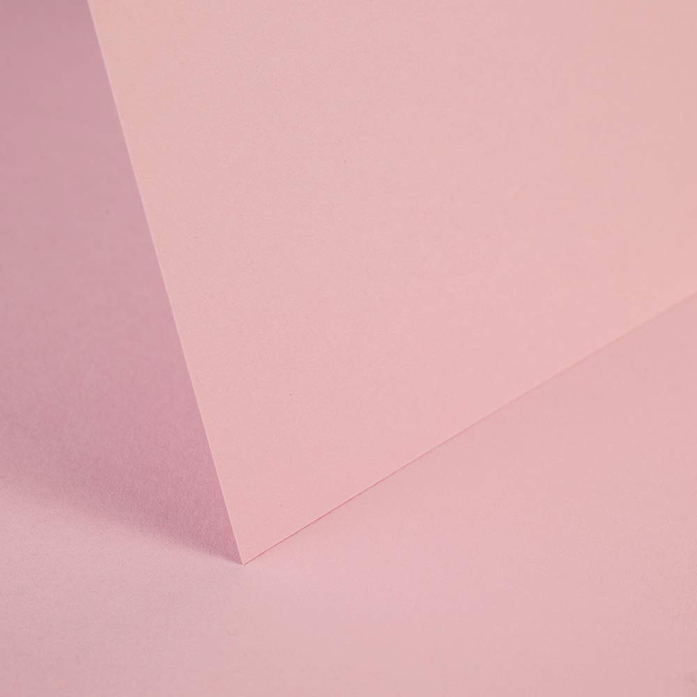 Baby Pink Plain Card 240gsm - A4 | 5 Sheets - FBA