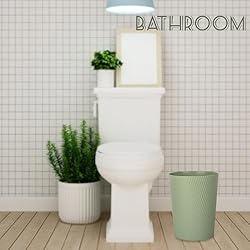 UUJOLY Small Trash Can Wastebasket Garbage Can