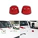 AVOMAR 2Pcs Hood Footman Loop Windshield Stops Rubber Bumper Caps Cover Compatible for 2007-2017 Jeep JK Wrangler & Unlimited