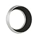 Haoge LH-M48W Metal Lens Hood Shade for Olympus M.ZUIKO Digital 17mm F1.8 Lens Replace LH-48B Silver