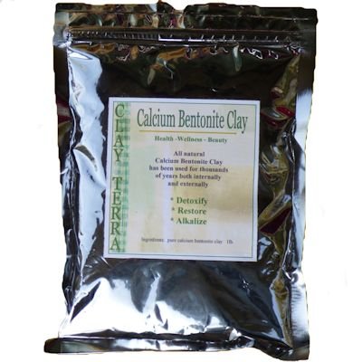 Clay Terra - Calcium Bentonite Clay 1 lb. food grade Montmorillonite green clay Clay Terra - Calcium Bentonite Clay 1 lb. food grade Montmorillonite green clay