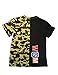 Christo Boys Casual Fashion Crewneck T Shirt, Black, Large