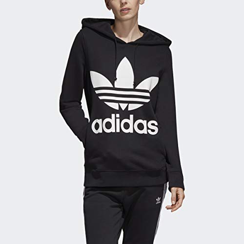 adidas Originals Women's Trefoil Hoodie, Black, X-Large