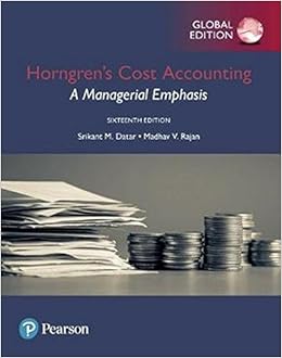 Phd thesis on management accounting horngren