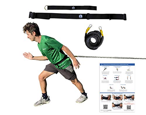 Resistance-Bungee-Training-Band-Agility-Speed-Training-Equipment-Bands-For-Exercise-Improves-Your-Running-Sprint-Acceleration-Rope-Speed-Cord-Soccer-Basketball-Fitness-8FT-Belt-stretches-to-14FT
