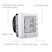 Fam-health Portable Wrist Blood Pressure Monitor FDA Approved with Large Display, Adjustable Wrist Cuff,IHB Indicator and 90 Memory Recall (White)