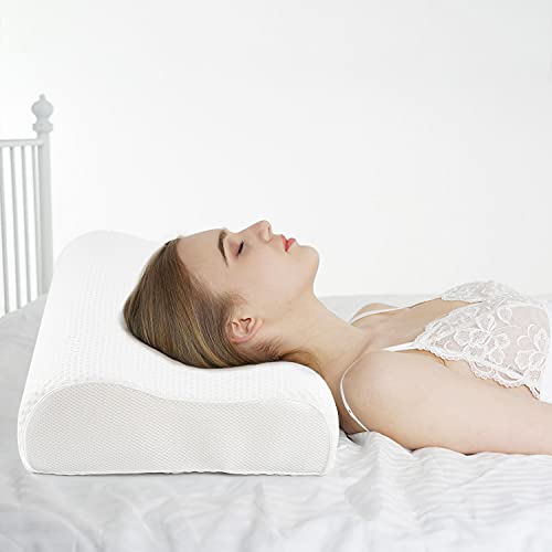 KOKEEONE Memory Foam Bed Pillows Ergonomic Cervical Orthopedic