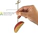 JapanBargain 1596, Bamboo Cocktail Picks Skewers for Appetizer Snack Sandwich Finger Food Tapas Fruit Kabob BBQ Hors D'Oeuvre Twisted End Knotted Bamboo Sticks, 4 inch, 1000pcs