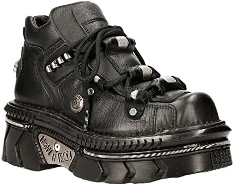 Amazon.com: New Rock 106 S1 Women's Goth Punk Black Metallic