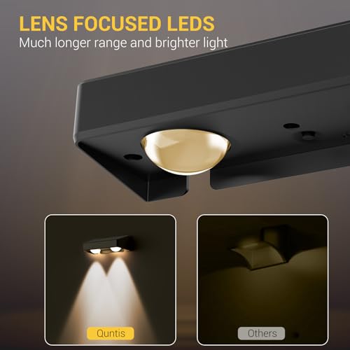 Quntis Luces Solares Exterior 8 Paquetes, RGBW con 11 Modos Intermitentes Apliques de Exterior, Lampara de Pared Ip65 Impermeable, Automatic On/Off Luz Solar para Vallas Patio Porche Jardin Pasillos