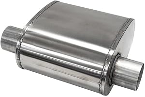 CORSA EXHST Corsa - Custom Sport Muffler 304SS 3in Offset In / 3in Offset Same Side Out 10in Length (CP300SS)