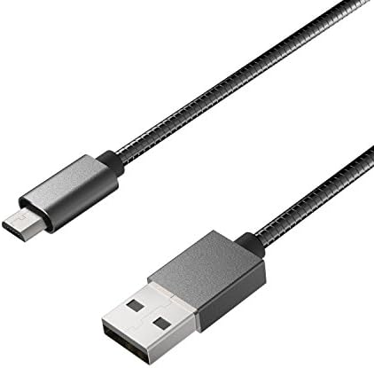 Micro USB Cable (3ft), MoMoCity Super Durable Metal Charging Cord for Android Devices Samsung, Nexus, LG, Sony, HTC, Huawei, Motorola and More - Black