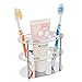 Witlife Bathroom Toothbrush Holder Stainless Steel Toothbrush Holder and Toothpaste Holder Stand, 6 Holes Razor Toothbrushes Organizer for Bathroom