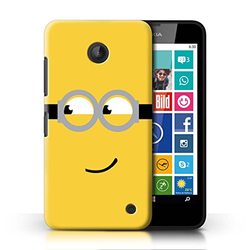 STUFF4 Phone Case / Cover for Nokia Lumia 635 / Dave/Smirk Design / Cute Minion Inspired Collection