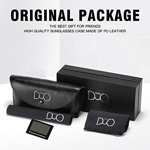 DUCO Herren und Damen Nachtfahrbrille mit Kohlefaser Rahmen Nachtsichtbrille Autofahren Anti Glanz Polarisiert… – Bild 8