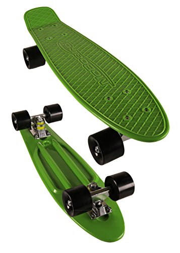 Moboard 27" Inch Graphic Complete Skateboard (Green - Black)