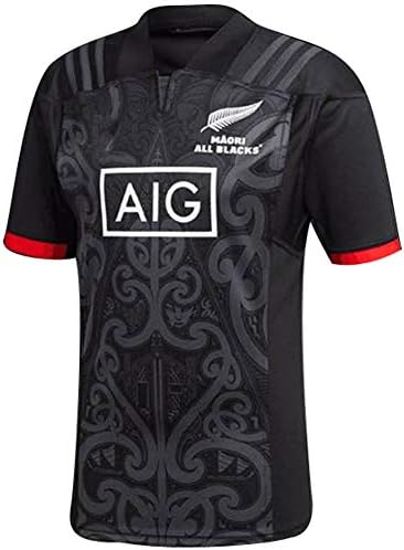 DLGLOBAL 2018 New Zealand Maori All Blacks Rugby Shirt