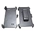 New Black Rotating Swivel Replacement Holster Belt Clip for Samsung Galaxy S4 Otterbox Defender Case with Kickstand