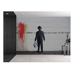 Colorful Graffiti - Large Wall Mural, Removable Peel and Stick Wallpaper, Home Decor - 66x96 inches
