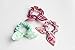 10PCS 2.3'' Outer Diameter Bunny Ears Rubber Hair Bands-Ponytail Holder Elastic Cotton Stretch Hair Ties Hair Styling Tools Headband Scrunchie Hair Accessories for Kids Children (Color Random)