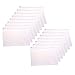 15 pcs Clear Color Fog A5 Size Paper Document File Bill Zipper Bag Pen Pencil Pouch Bag Holder 10 x 7.5 Inch