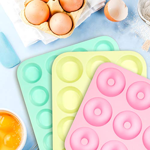 3 Senbowe+Silicone+Muffin+Cupcake+Pans