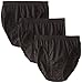 Bali Women's 3 Pack Comfort Revolution Hi-Cut Panty, Black, 10/11