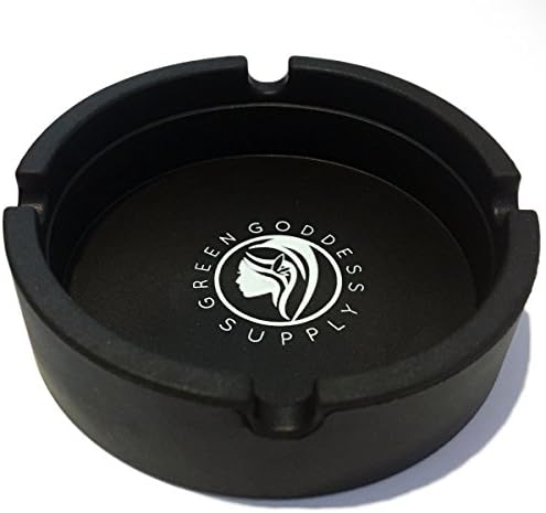 Green Goddess SupplySilicone Ashtray (Black)
