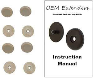 4 – Pack universal cinturón de seguridad cinturón de seguridad hebilla