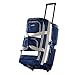 Olympia U.S.A. 29 inch Jumbo Size 8 Pockets Wheeled Rolling Duffel Bag Water Resistant Luggage Lightweight Travel Suitcase with Retractable Handle