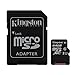 Kingston 64GB MicroSD XC Class 10 UHS-1 TF MicroSDHC TransFlash 45MB/s Read High Speed Memory Card SDC10G2/64GB with SD Adapter and USB 2.0 MemoryMarket Dual Slot MicroSD & SD Memory Card Reader